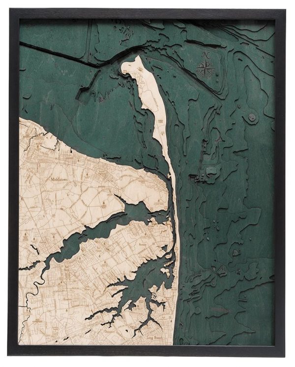 Bathymetric Map Rumson, New Jersey