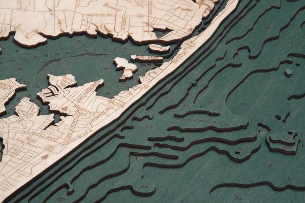 Bathymetric Map Rumson, New Jersey