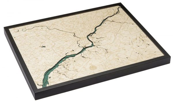 Bathymetric Map Philadelphia, Pennsylvania