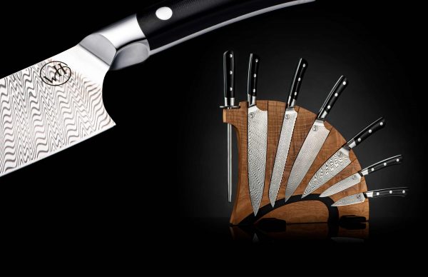 William Henry Kultro Pro Lighting Kitchen Knives - Maple