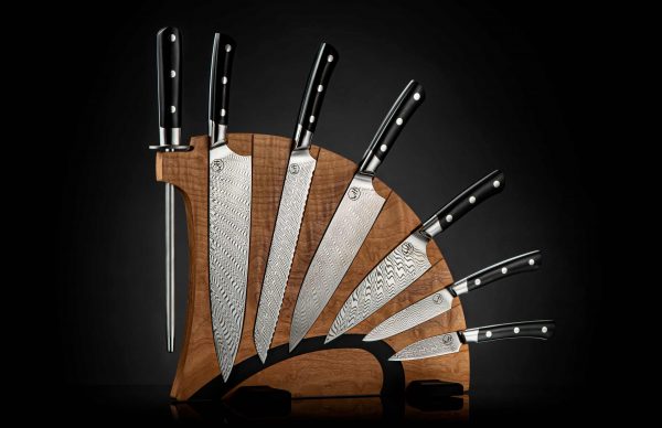 William Henry Kultro Pro Lighting Kitchen Knives - Maple