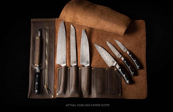 William Henry Kultro Pro Lighting Kitchen KnivesWilliam Henry Kultro Pro Lighting Kitchen Knives - Black Walnut