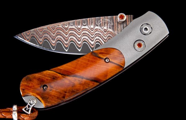 William Henry Limited Edition B09 Orange Wave Knife