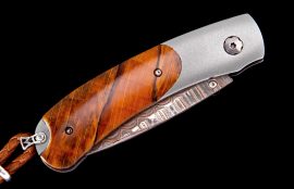 William Henry Limited Edition B09 Orange Wave Knife