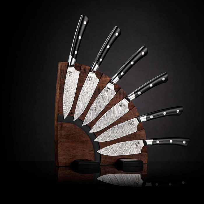 William Henry Kultro Pro Lighting Steak Knives Scrimshaw Gallery