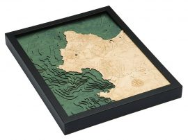 Bathymetric Map Carmel and Monterey, California