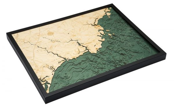 Bathymetric Map Kennebunkport, Maine - Image 3