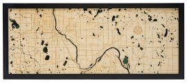 Bathymetric Map Minneapolis / St. Paul, Minnesota