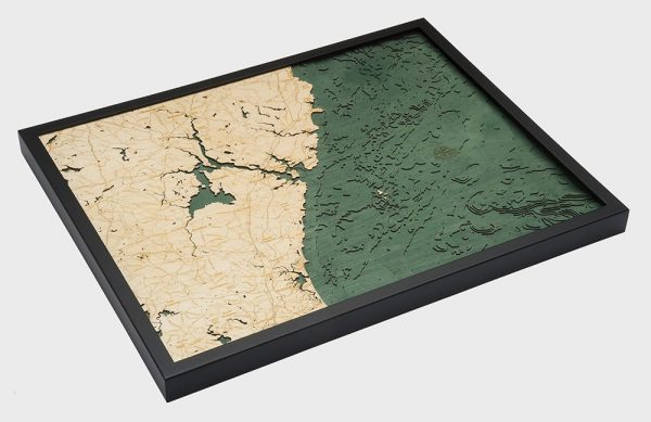 Bathymetric Map New Hampshire Coast