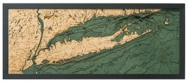 Bathymetric Map Long Island Sound