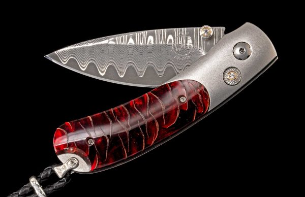 William Henry Limited Edition B09 Red Wave Knife