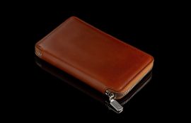 William Henry Large Bourbon Zip Wallet