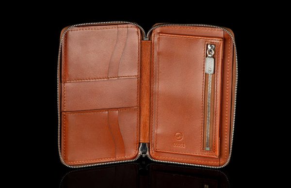 William Henry Large Bourbon Zip Wallet