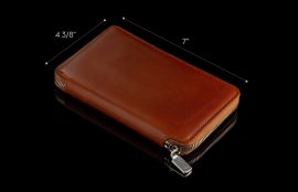 William Henry Large Bourbon Zip Wallet