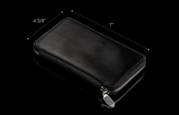 William Henry Large Midnight Zip Wallet