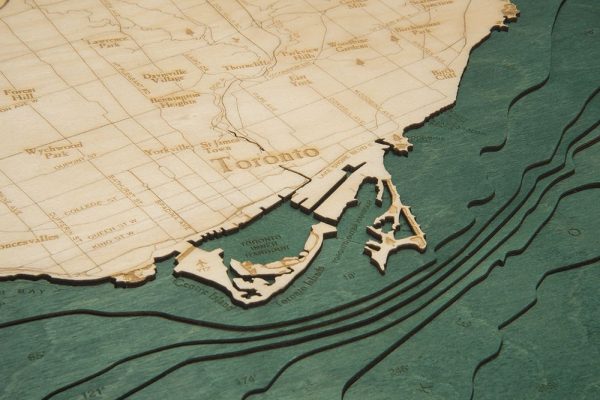 Bathymetric Map Toronto