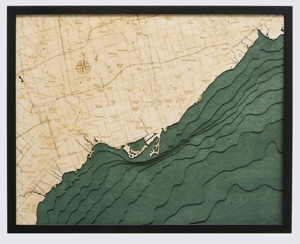 Bathymetric Map Toronto