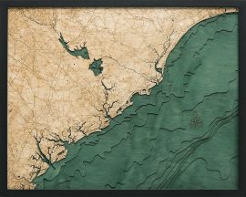 Bathymetric Map South Carolina Coast