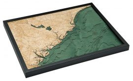 Bathymetric Map South Carolina Coast