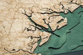 Bathymetric Map South Carolina Coast