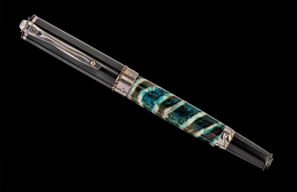 William Henry Cabernet Green Mammoth Rollerball Pen - Mammoth Tooth