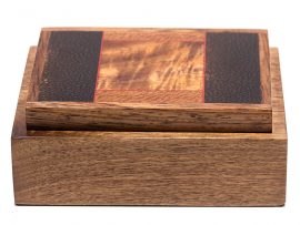 Handmade Seaton Wooden Box - Scrimshaw Gallery