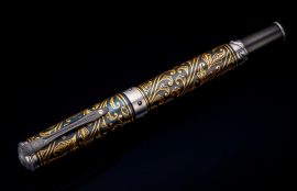 William Henry Cabernet Briar Rollerball Pen