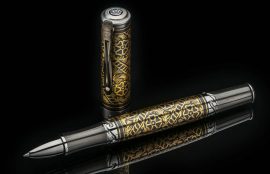 William Henry Cabernet Spiral Rollerball Pen