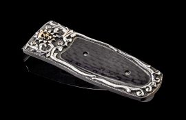 William Henry Pharaoh 'Dark Sea' Money Clip - Carbon Fiber