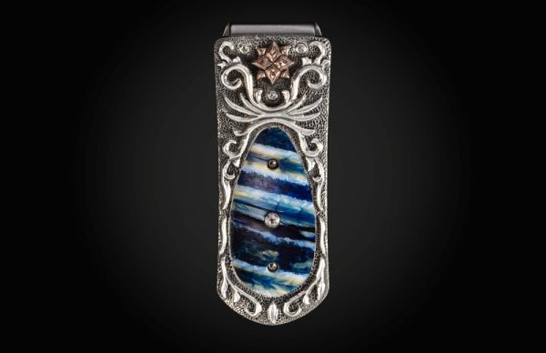 William Henry Zurich Blue Water Money Clip