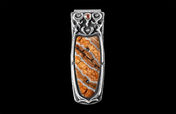 William Henry Zurich 'Flash Fire' Money Clip - Fossil Woolly Mammoth Tooth