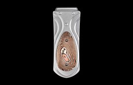 Zurich 'Twister' Money Clip - Mokume Gane