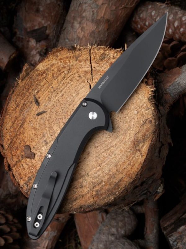 ProTech Manual Flipper Knife - Protech Cambria 2 CF2103-LTD TC Blue - Image 4
