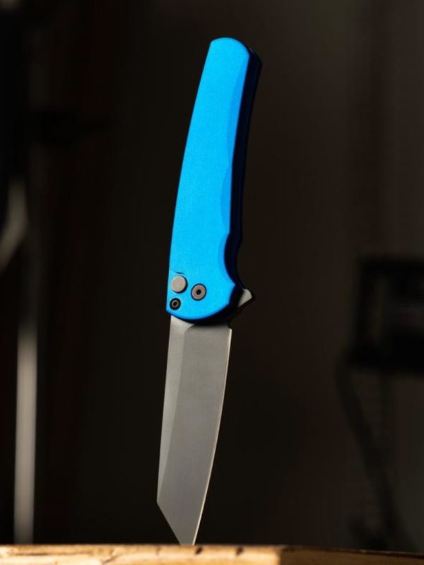 ProTech Automatic Knife - Malibu Reverse Tanto Flipper 5403 Blue