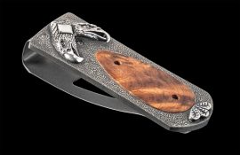 William Henry Zurich 'Thuya' Money Clip - Thuya Burl Wood