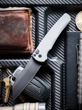 ProTech Automatic Knife - Malibu Reverse Tanto Flipper 5403 Grey