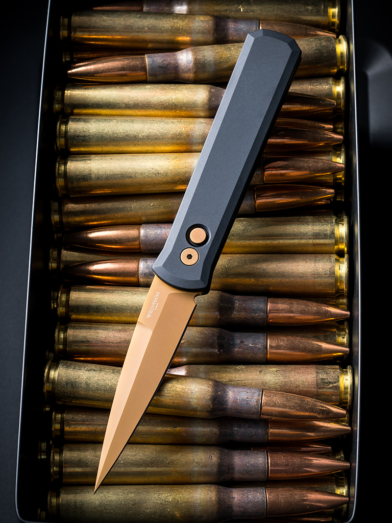 ProTech Automatic Knife - Godfather 921 TAN