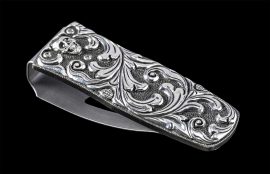 William Henry Pharaoh 'Dead Head' Money Clip - Sterling Silver