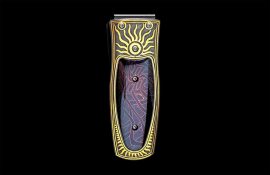 William Henry Pharaoh 'Blue Moon' Money Clip - Damascus